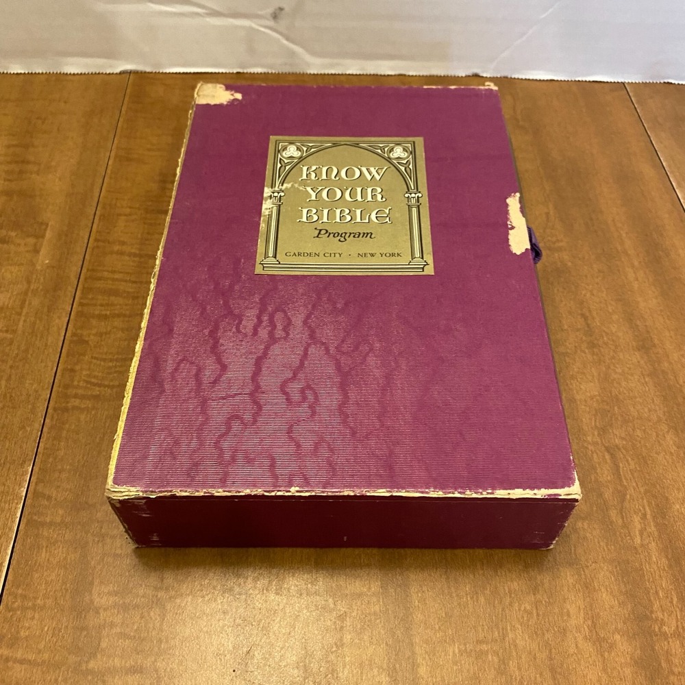 Set of 4 Books Vintage Know Your Bible Program Garden City New York Paperback